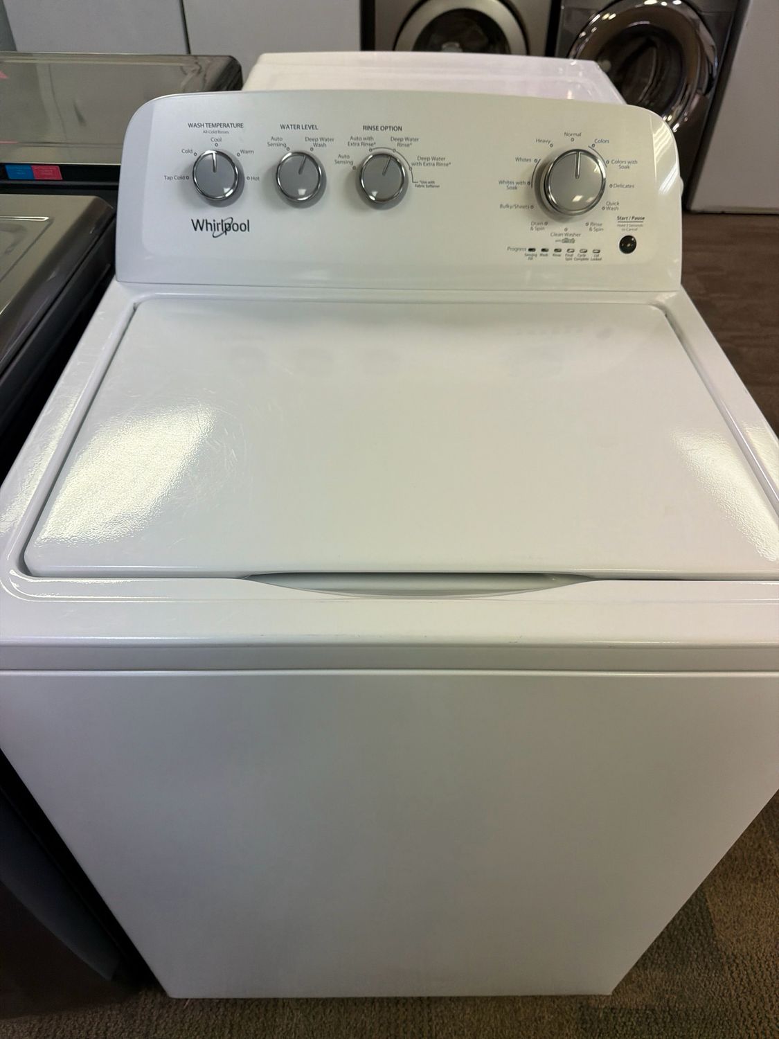 Refurbished Top Load Whirlpool Washer WTW4855HW1 Refurbished Top Load Whirlpool Washer WTW4855HW1