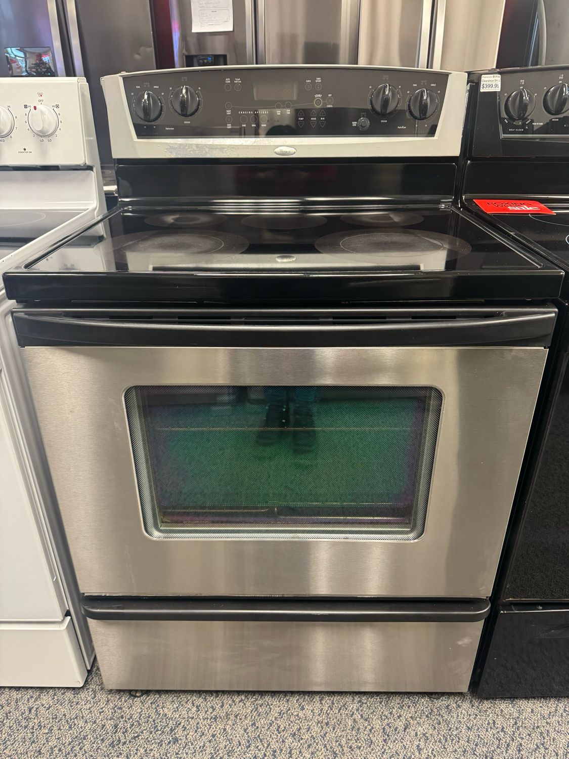 Whirlpool Glass Top Stove XERP4120PS Whirlpool Glass Top Stove XERP4120PS