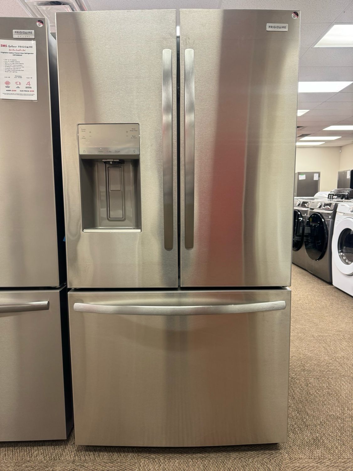 Open Box - Scratch & Dent Frigidaire French Door Fridge FRFS2823ASF Open Box - Scratch & Dent Frigidaire French Door Fridge FRFS2823ASF