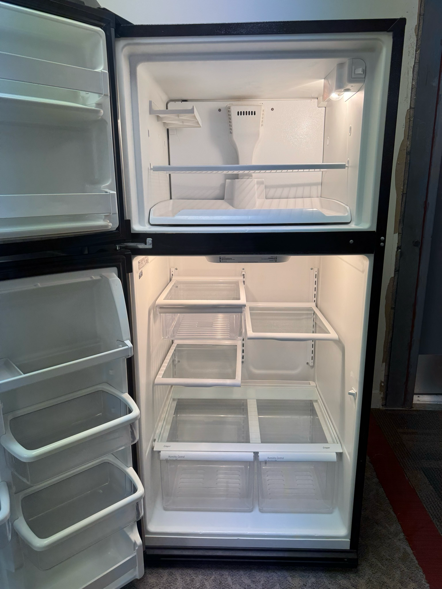 Whirlpool 30” Top Mount Fridge GR9SHKXMS