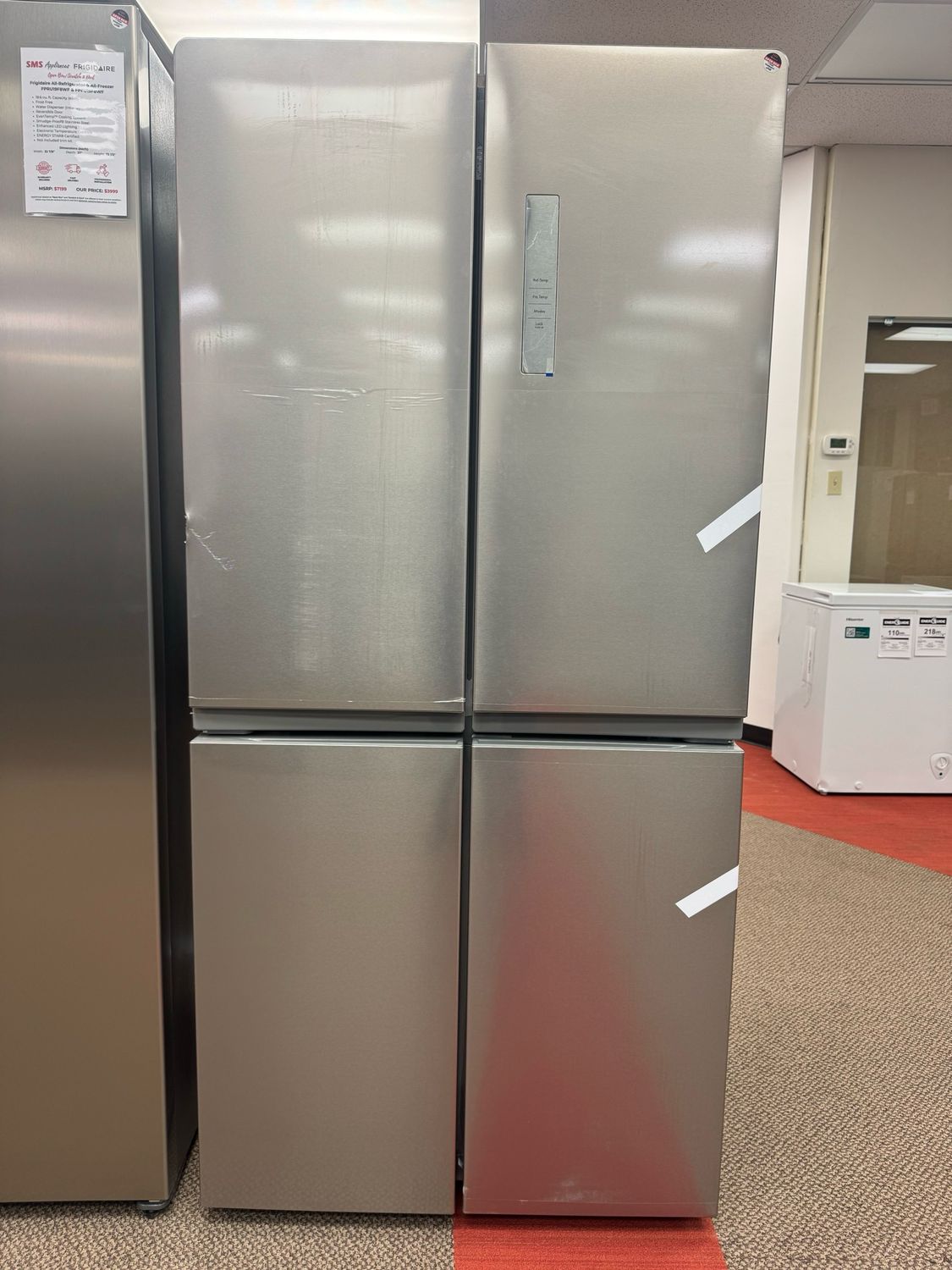 Open Box - Frigidaire 33” 4-Door Fridge FRQG1721AV