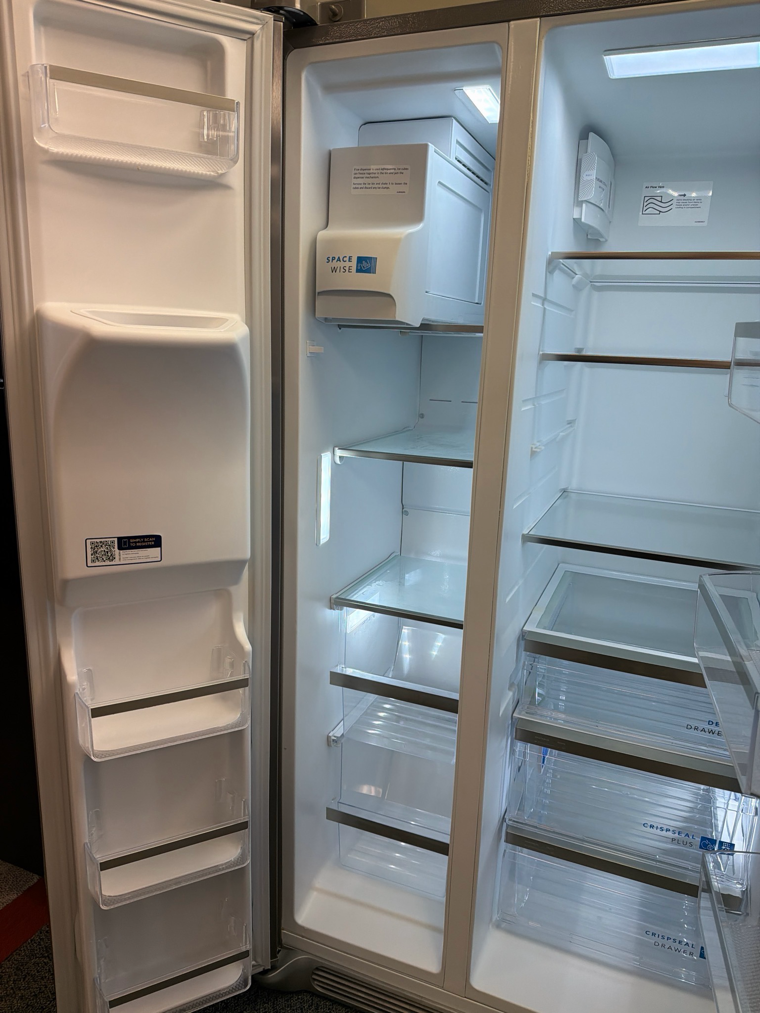 Refurbished Frigidaire Side By Side 36” Fridge