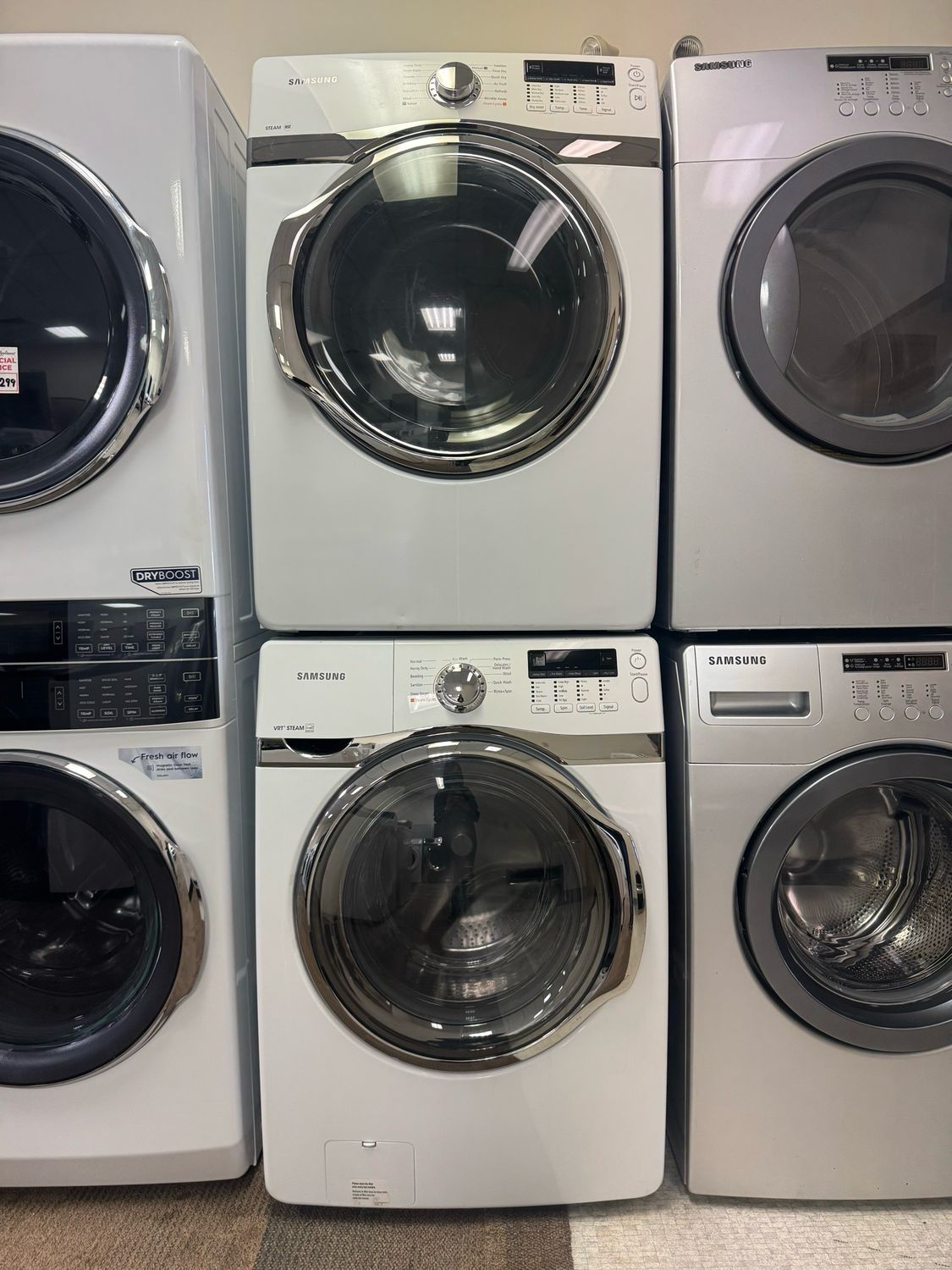 Refurbished Samsung Washer & Dryer Set WF393BTPAWR/DV393ETPAWR