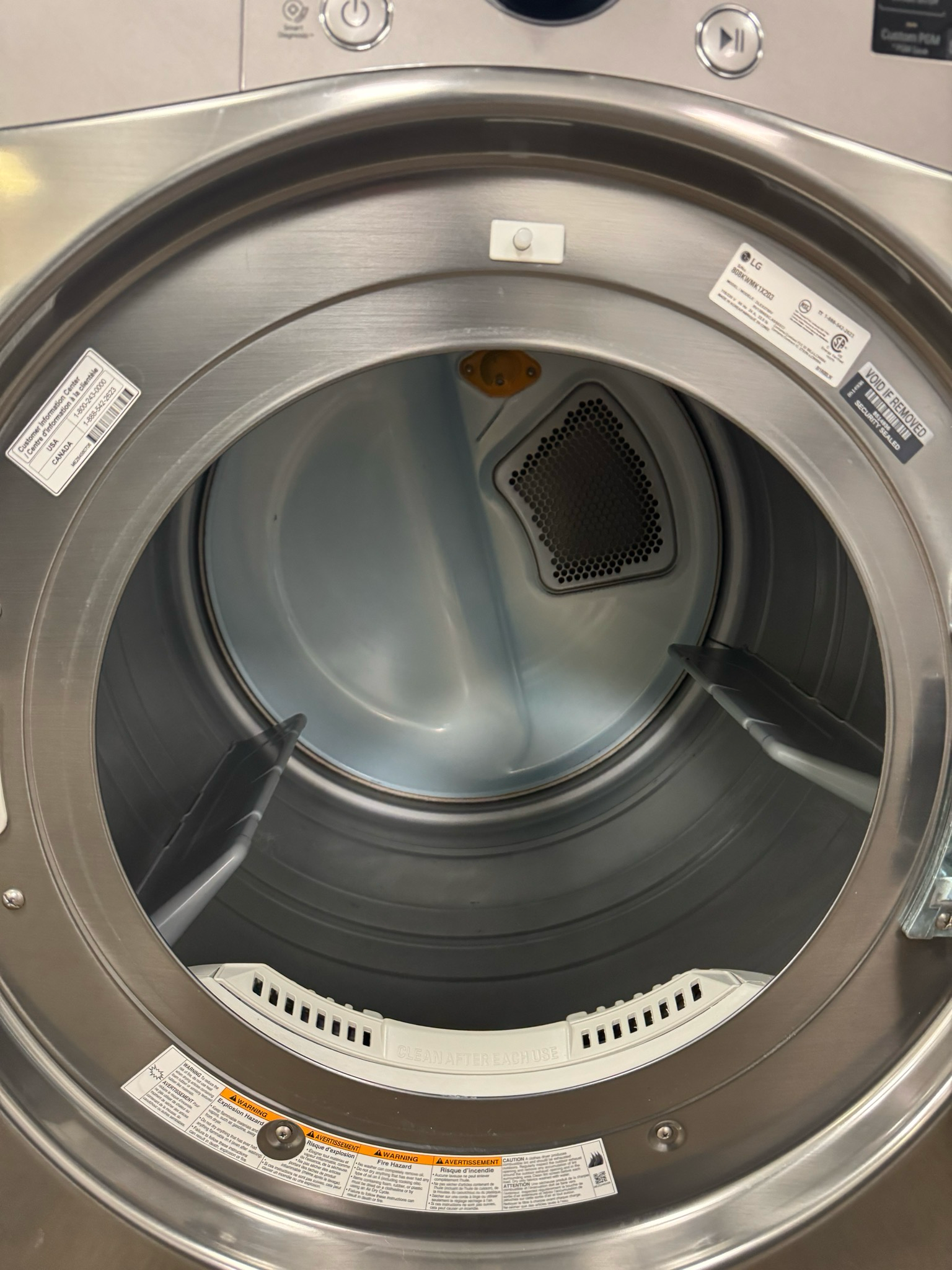 Refurbished LG Dryer DLEX3700V