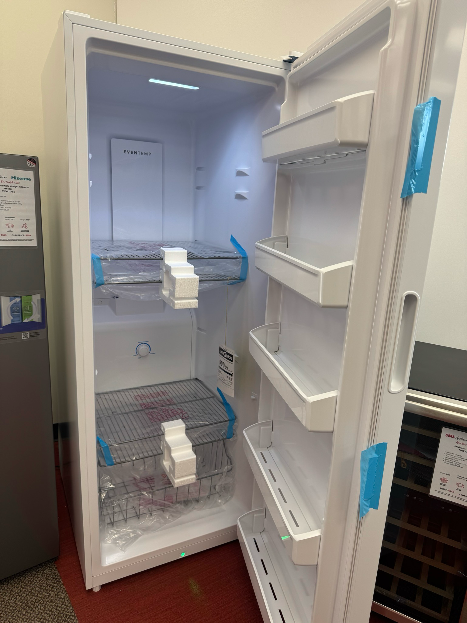 Open Box - Scratch & Dent Frigidaire Upright Freezer 18 cu.ft FFFU18F2VW