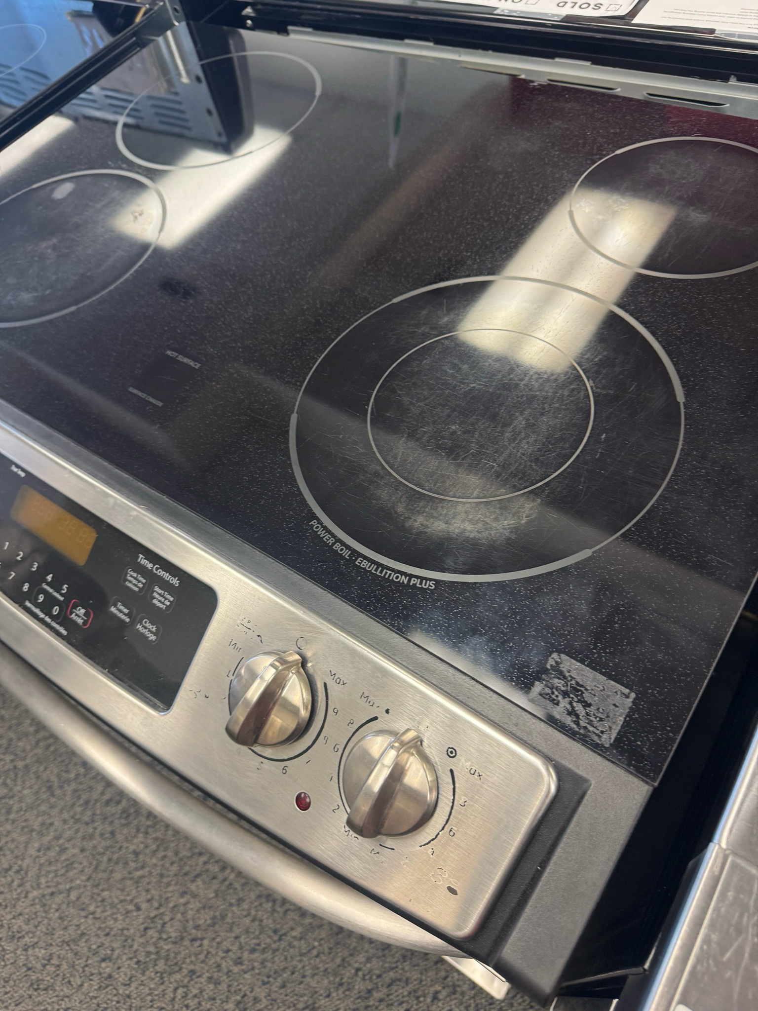 Refurbished GE Glass Top Stove JCSP42SN1SS