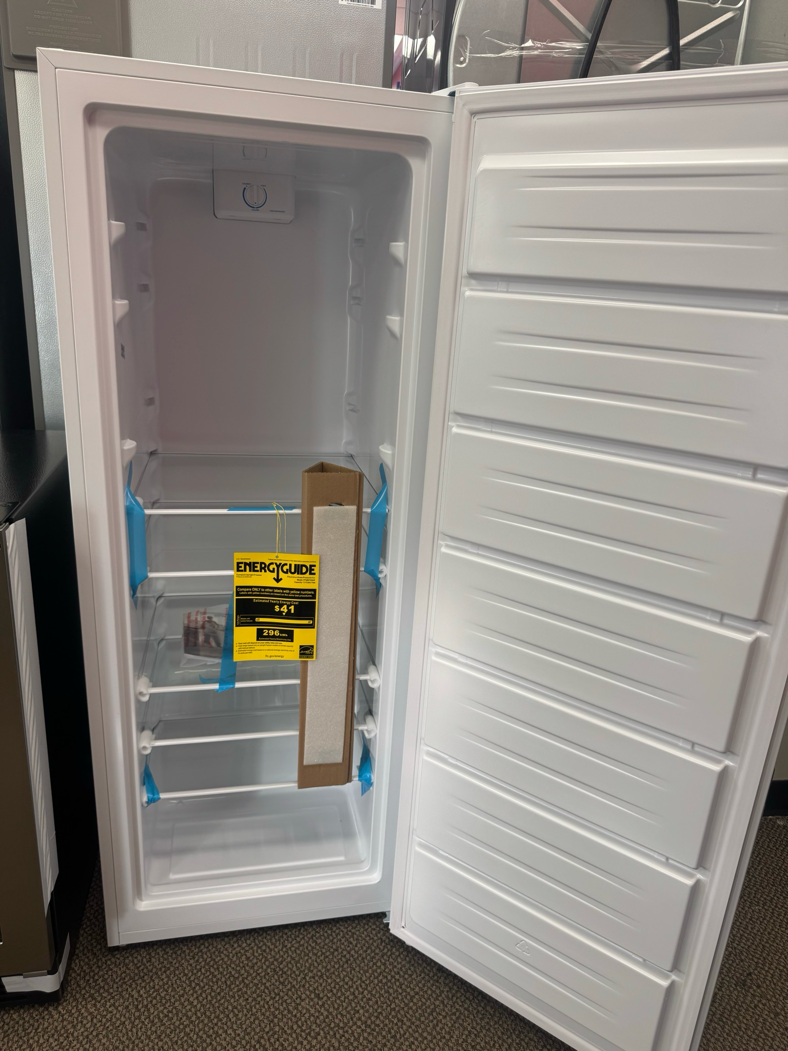 Open Box - Scratch & Dent Frigidaire Upright Freezer 7 cu.ft FFUE0725AW