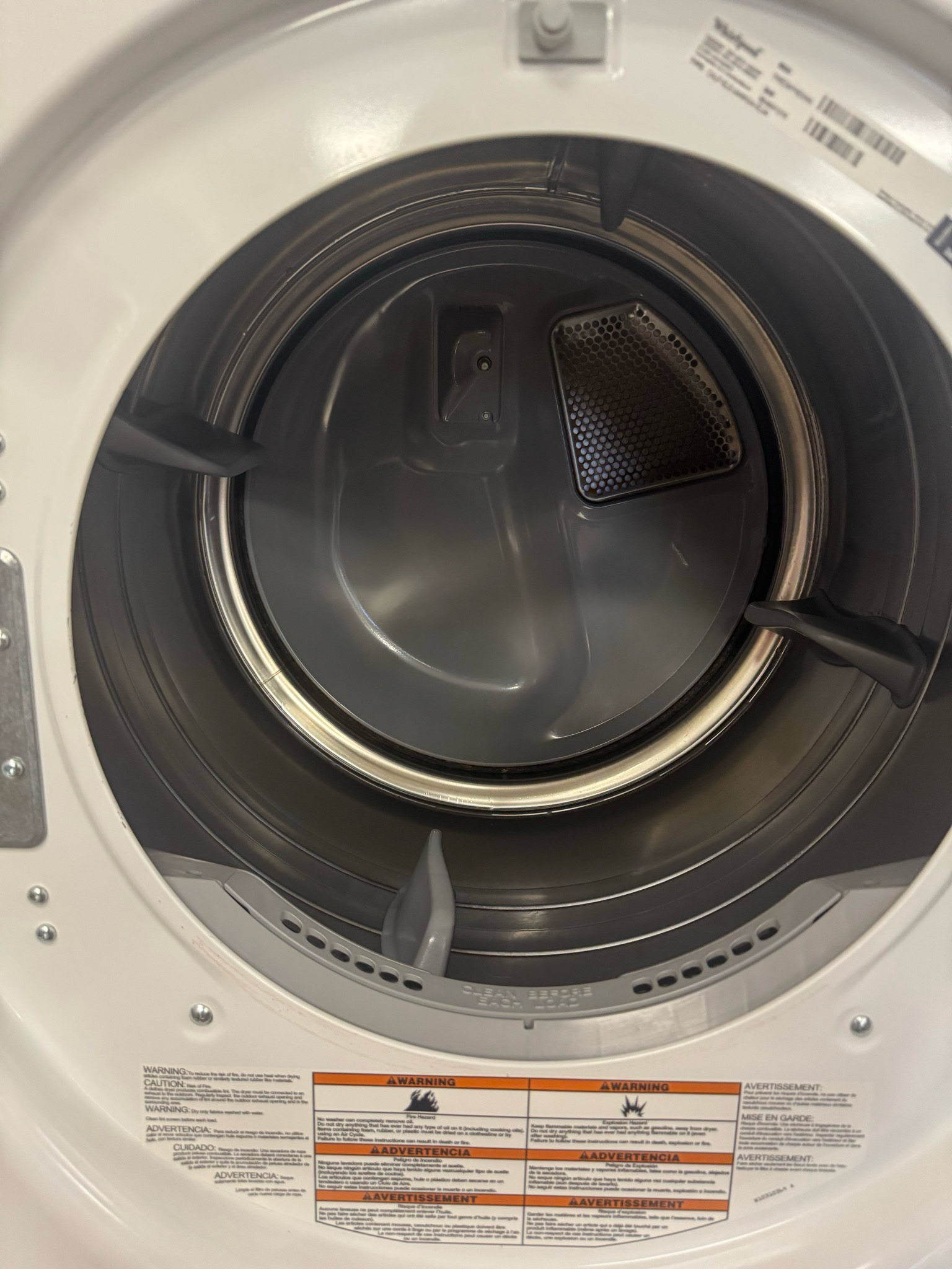 Refurbished Whirlpool Dryer with Pedestal YWED97HEXW