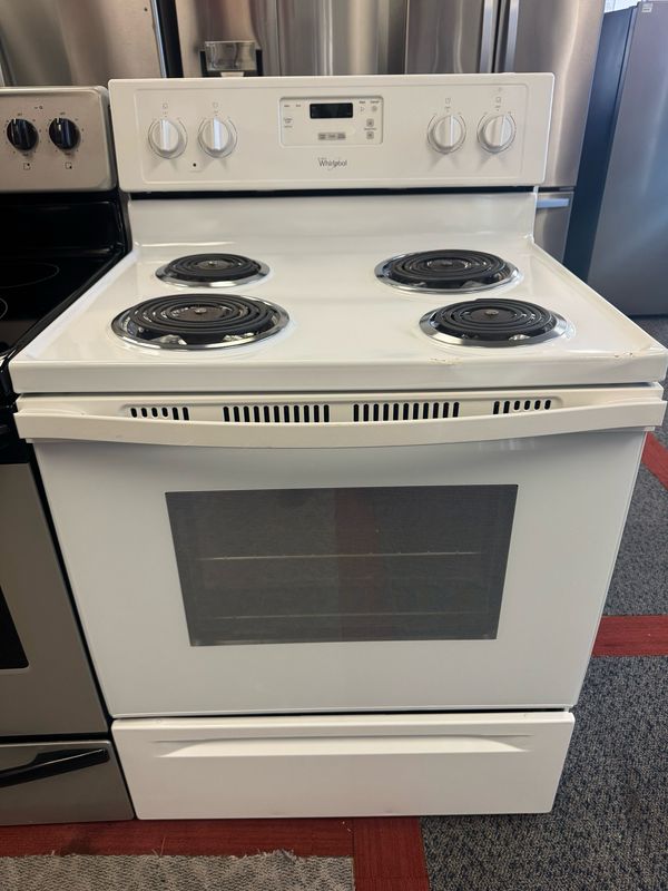 Refurbished Whirlpool Coil Top Stove YWFC150M0EW Refurbished Whirlpool Coil Top Stove YWFC150M0EW