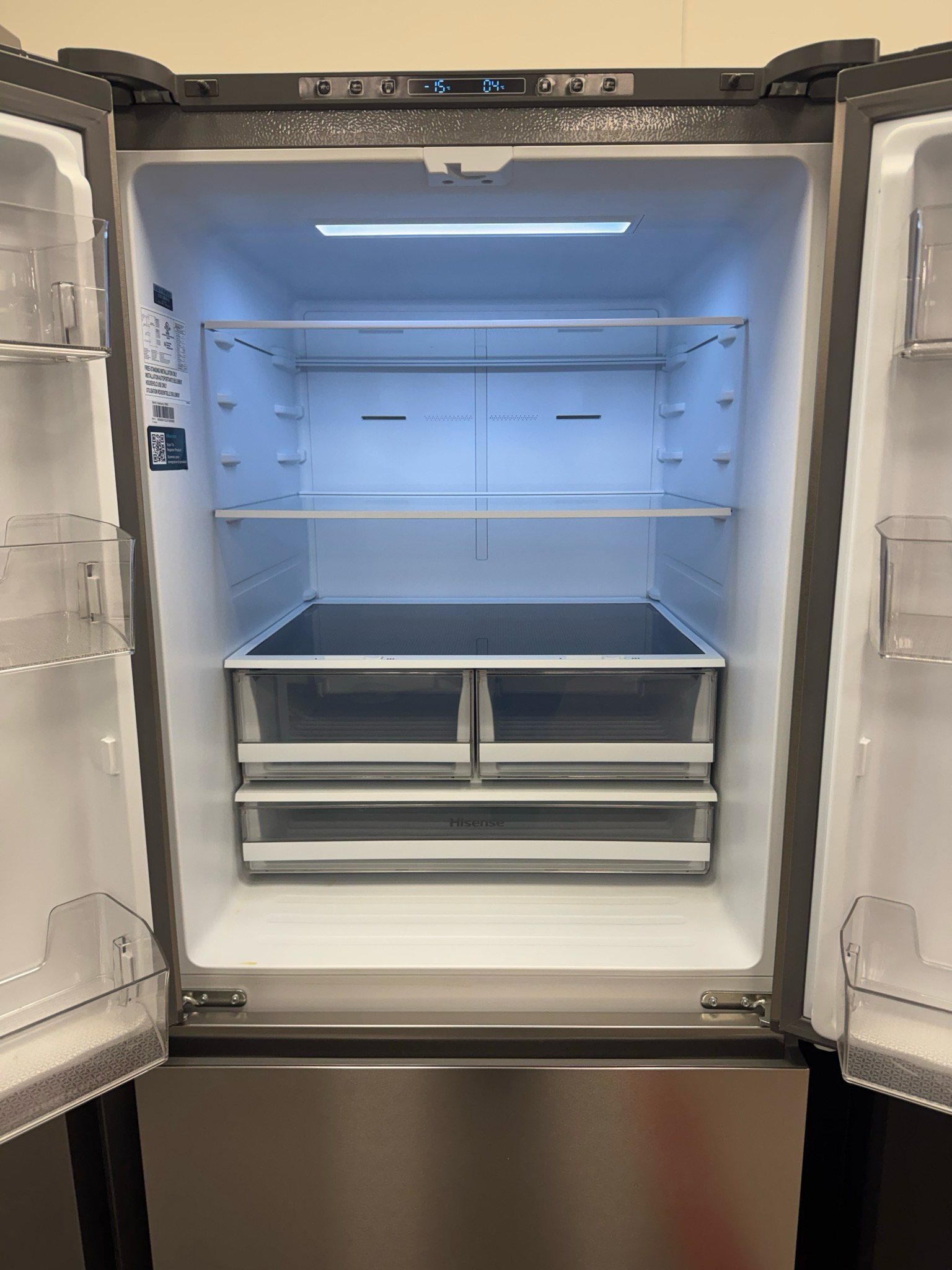 Refurbished Hisense 30” French Door Fridge RF21A3FSE