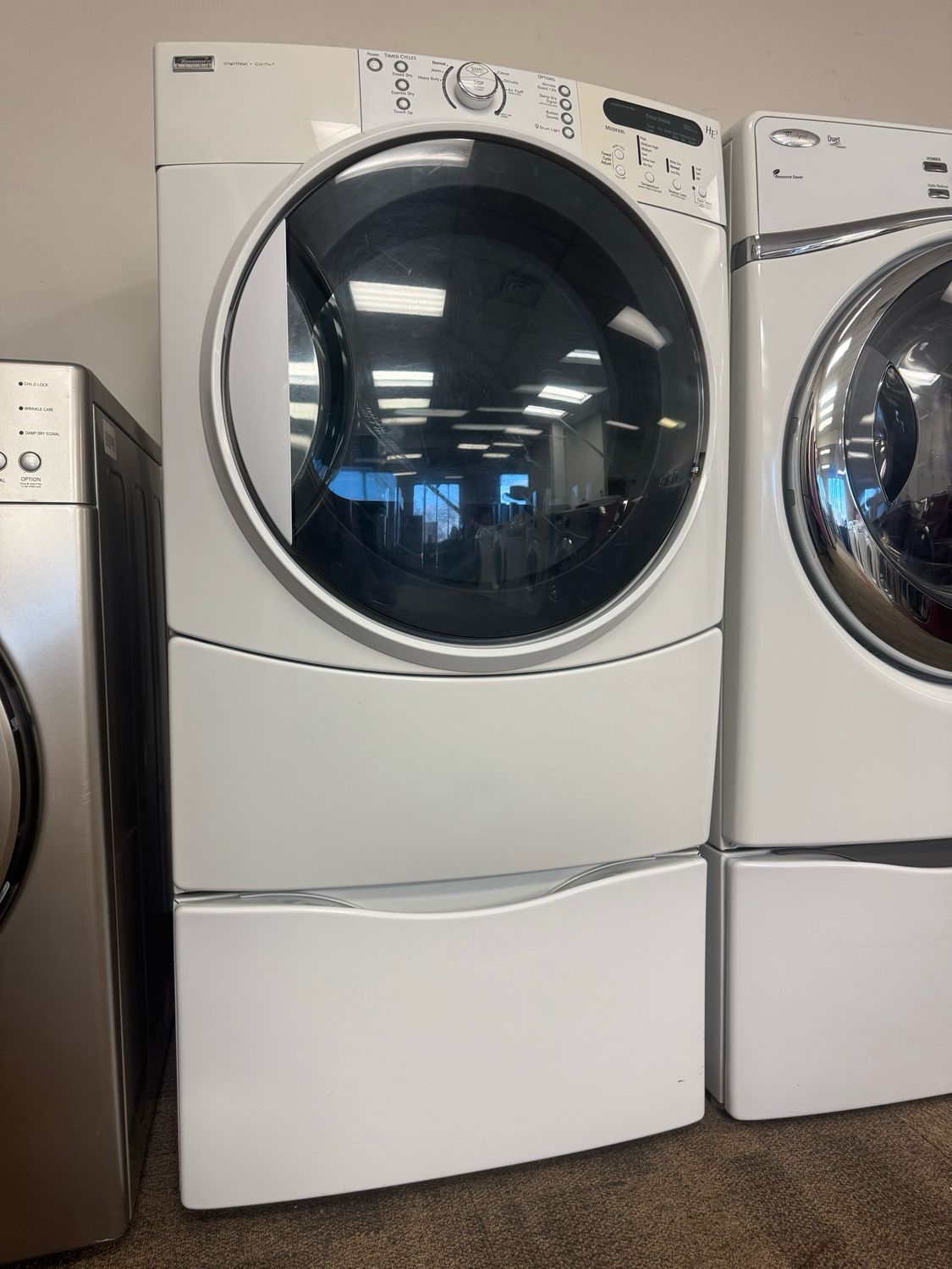 Refurbished Kenmore Dryer with Pedestal 110.C87892602