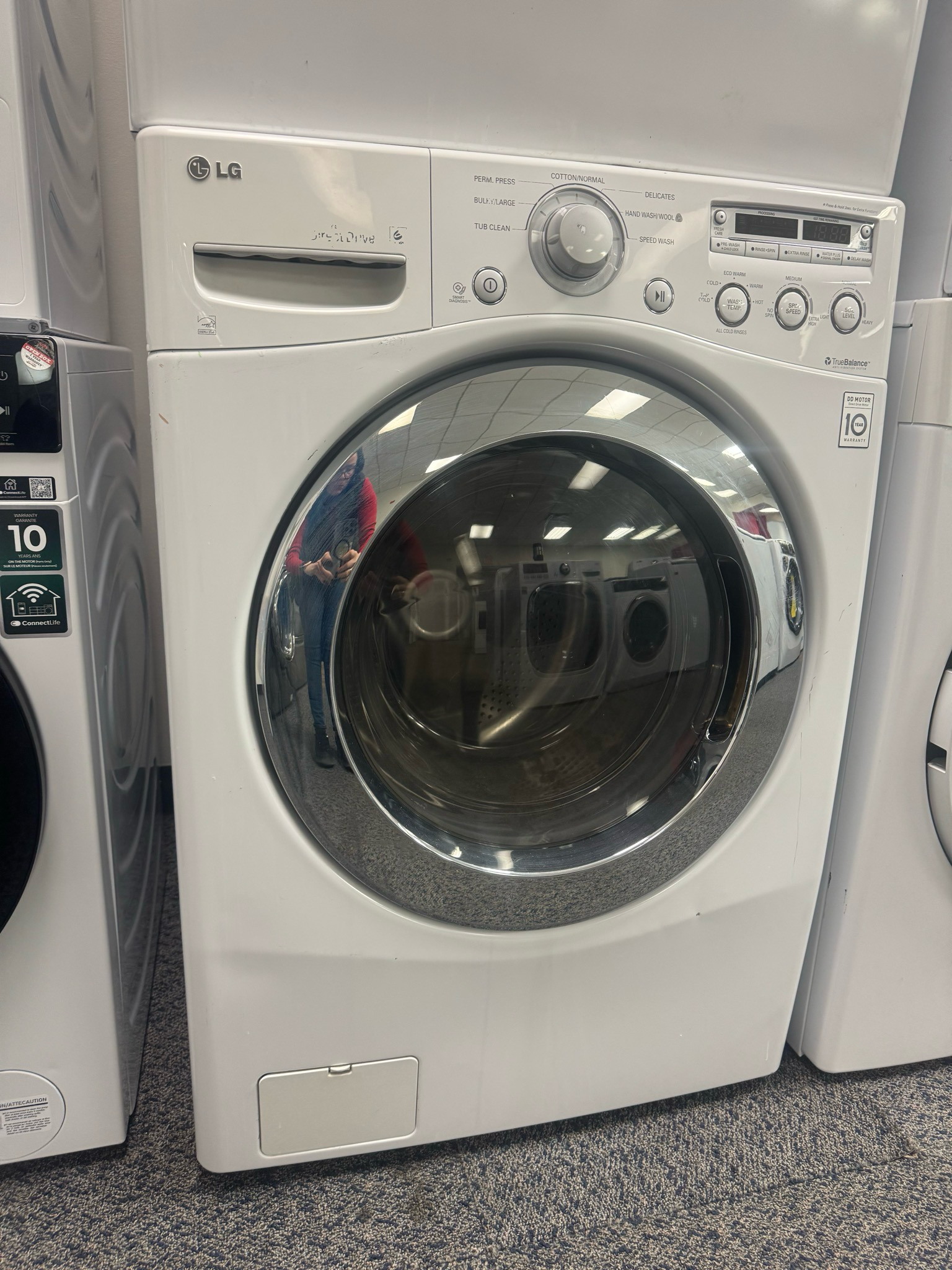 Refurbished LG Washer & Dryer Set DLE2150W/WM2150HW