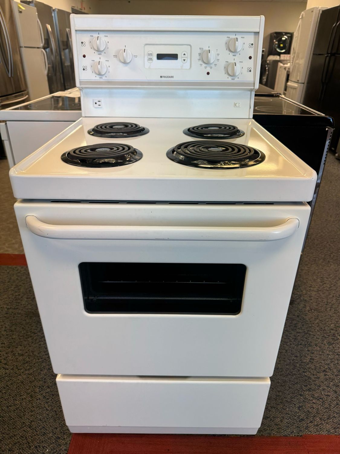 Refurbished Frigidaire 24” Coil Top Stove CFEF216 AS