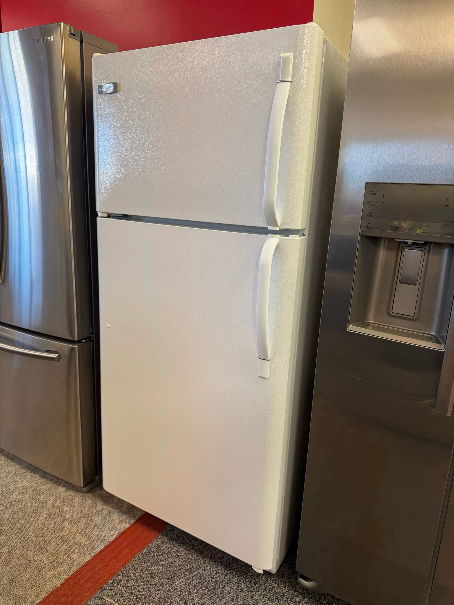 Refurbished Frigidaire 30” Top Mount Fridge FRT8G7HW