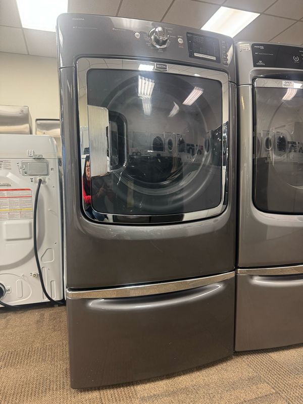 Refurbished Maytag Dryer with Pedestal YMED6000XG