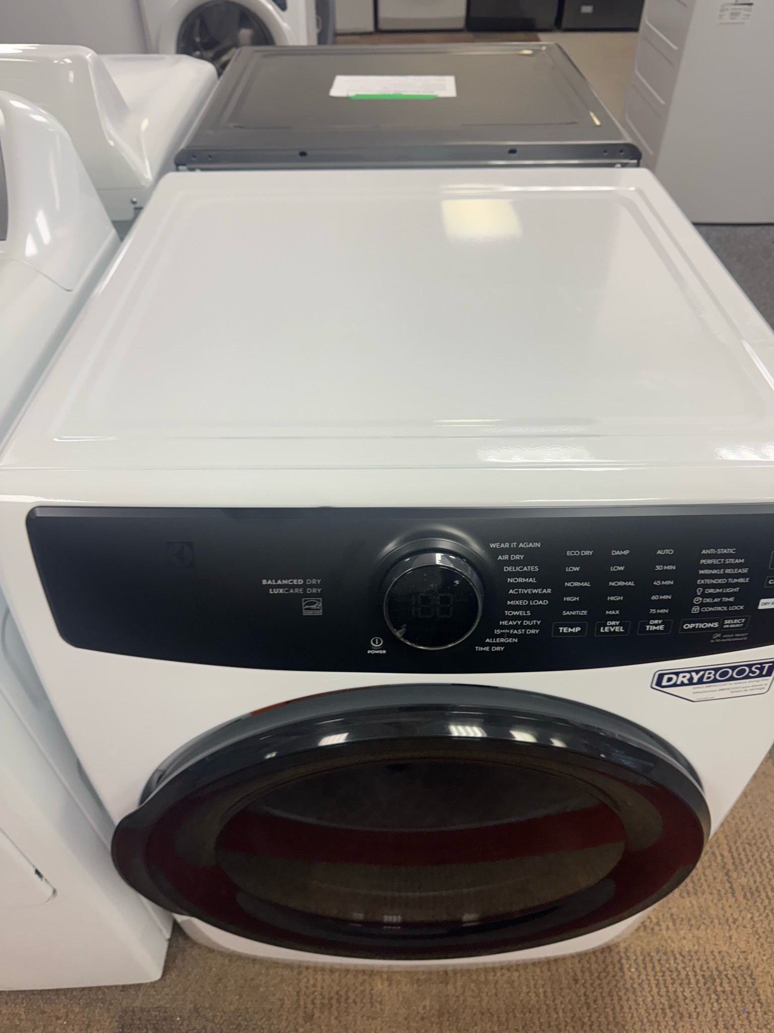Open Box Electrolux Dryer ELFE773CMW