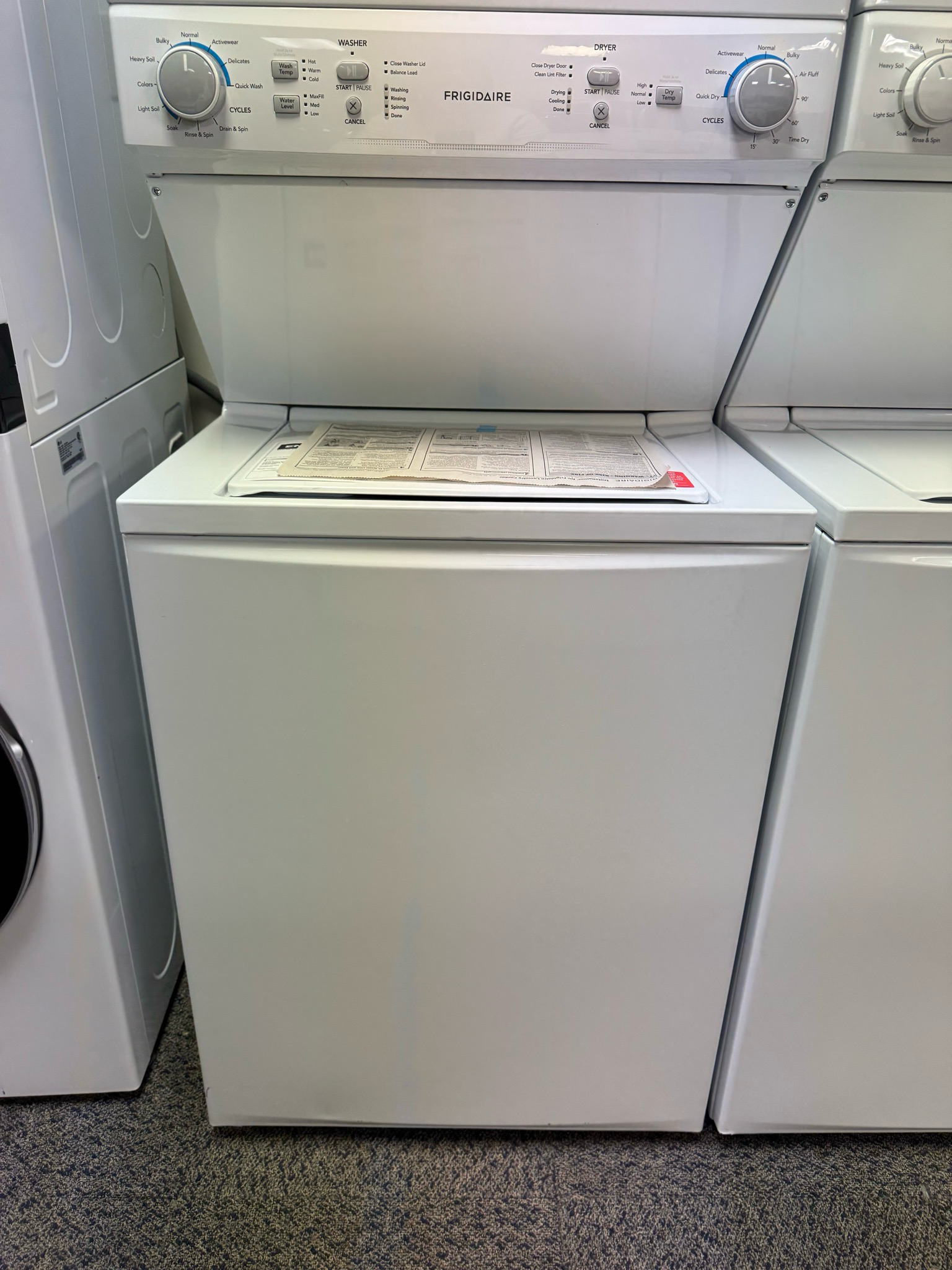 Open Box Frigidaire Laundry Centre FLCE752CAW