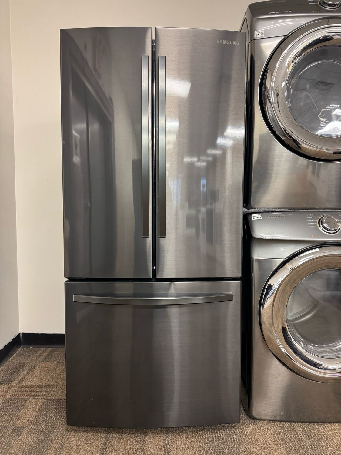 Refurbished Samsung 30” French Door Fridge RF220NFTASG