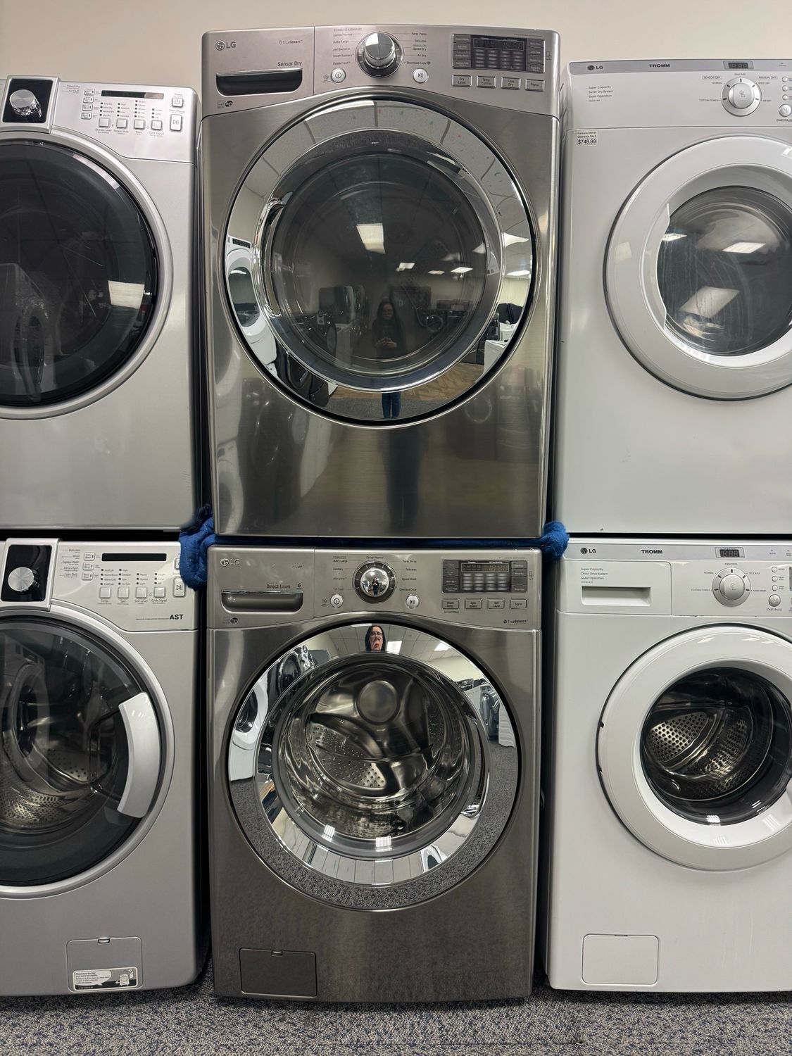 Refurbished LG Washer & Dryer Set WM3370HVA/DLEX3370V