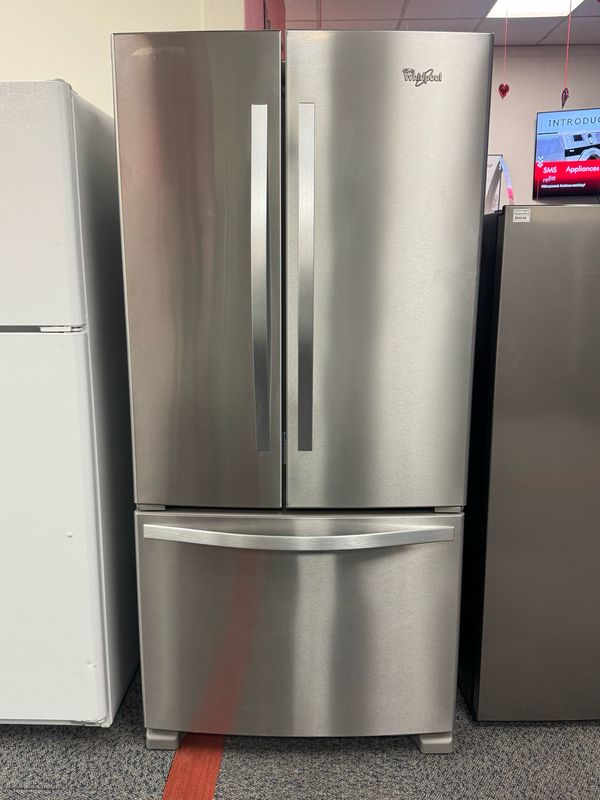 Refurbished Whirlpool 33” French Door Fridge WRF532NBM