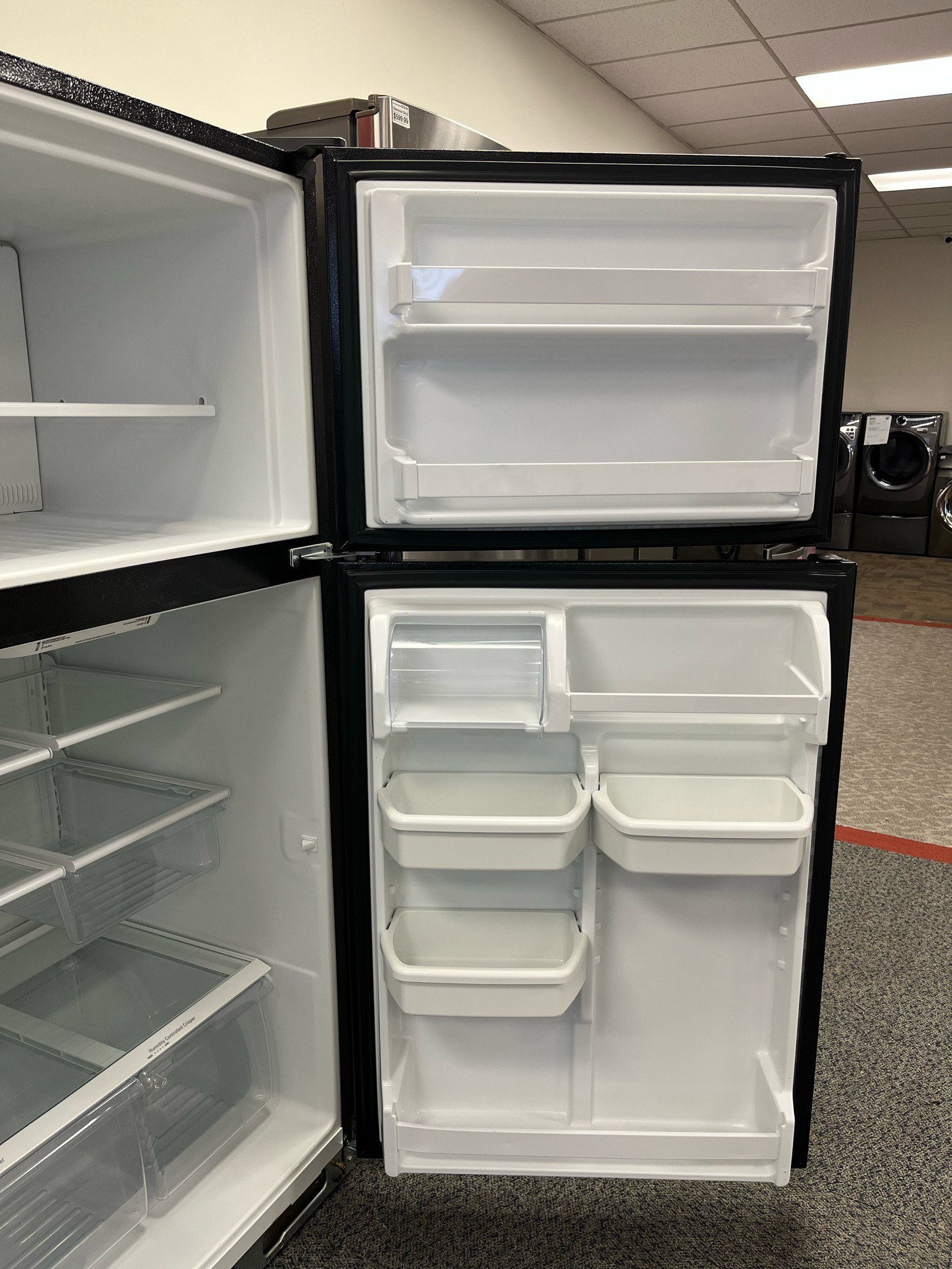 Refurbished Whirlpool 30” Top Mount Fridge ET8CHKXKB