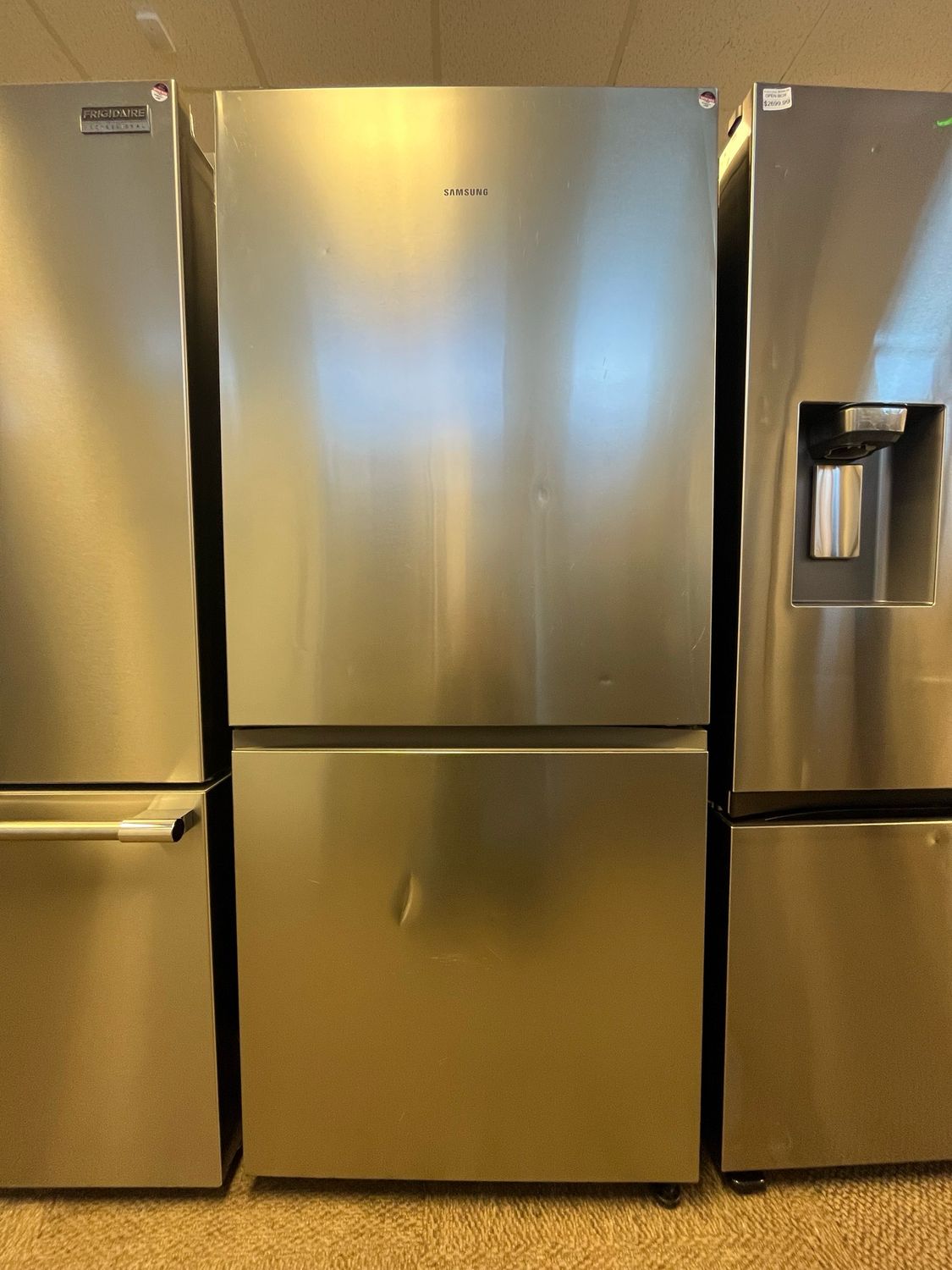 Open Box Samsung 30” Bottom Mount Fridge RB16DG6000SL