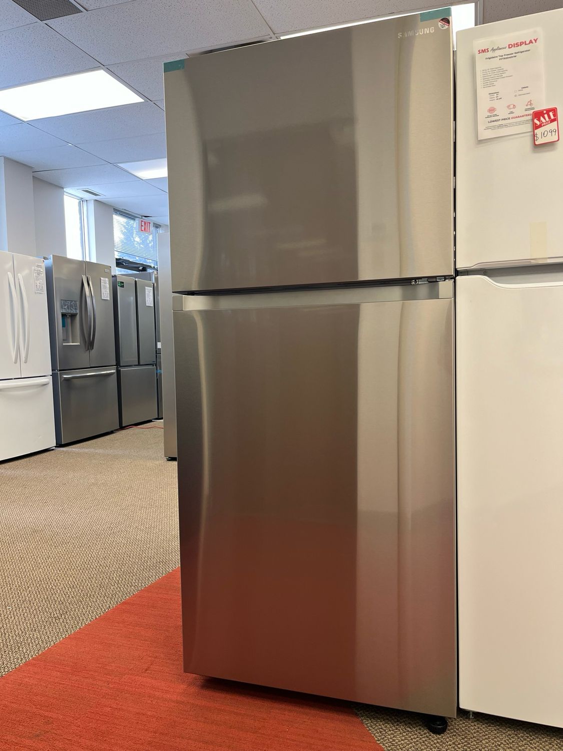 Open Box Samsung 30” Top Mount Fridge RT18DG6500SR Open Box Samsung 30” Top Mount Fridge RT18DG6500SR