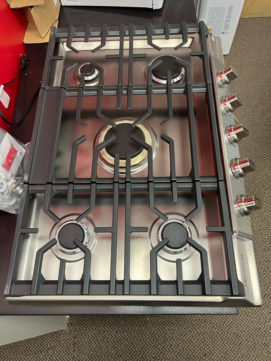 Open Box Frigidaire Professional 30” Gas Cooktop PCCG3080AS Open Box Frigidaire Professional 30” Gas Cooktop PCCG3080AS