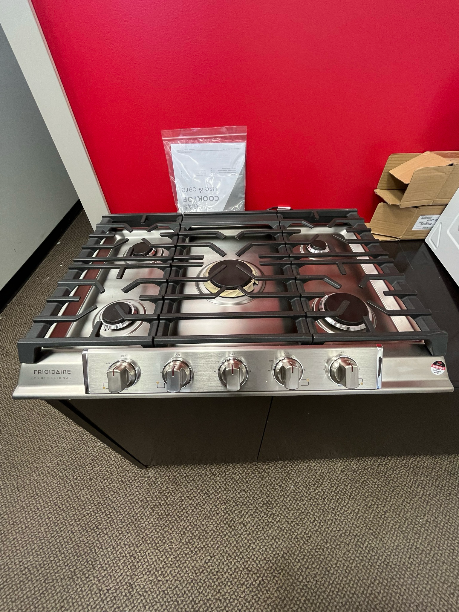 Open Box Frigidaire Professional 30” Gas Cooktop PCCG3080AS
