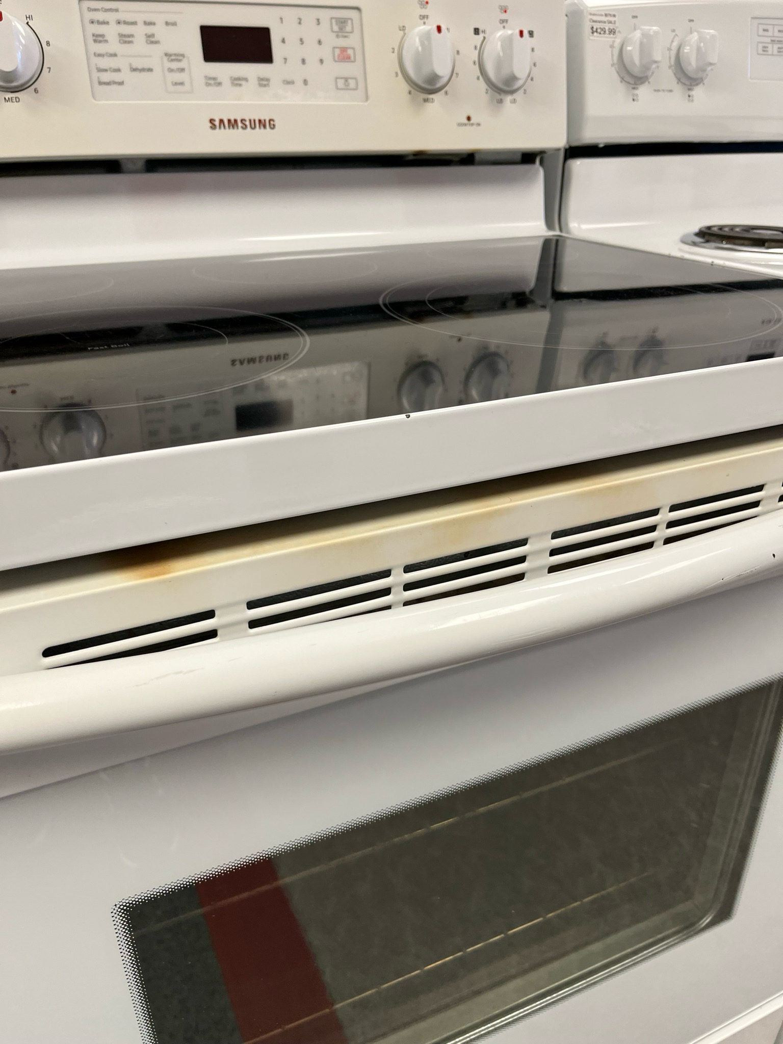 Refurbished Samsung Glass Top Stove NE59M4320SW/AC