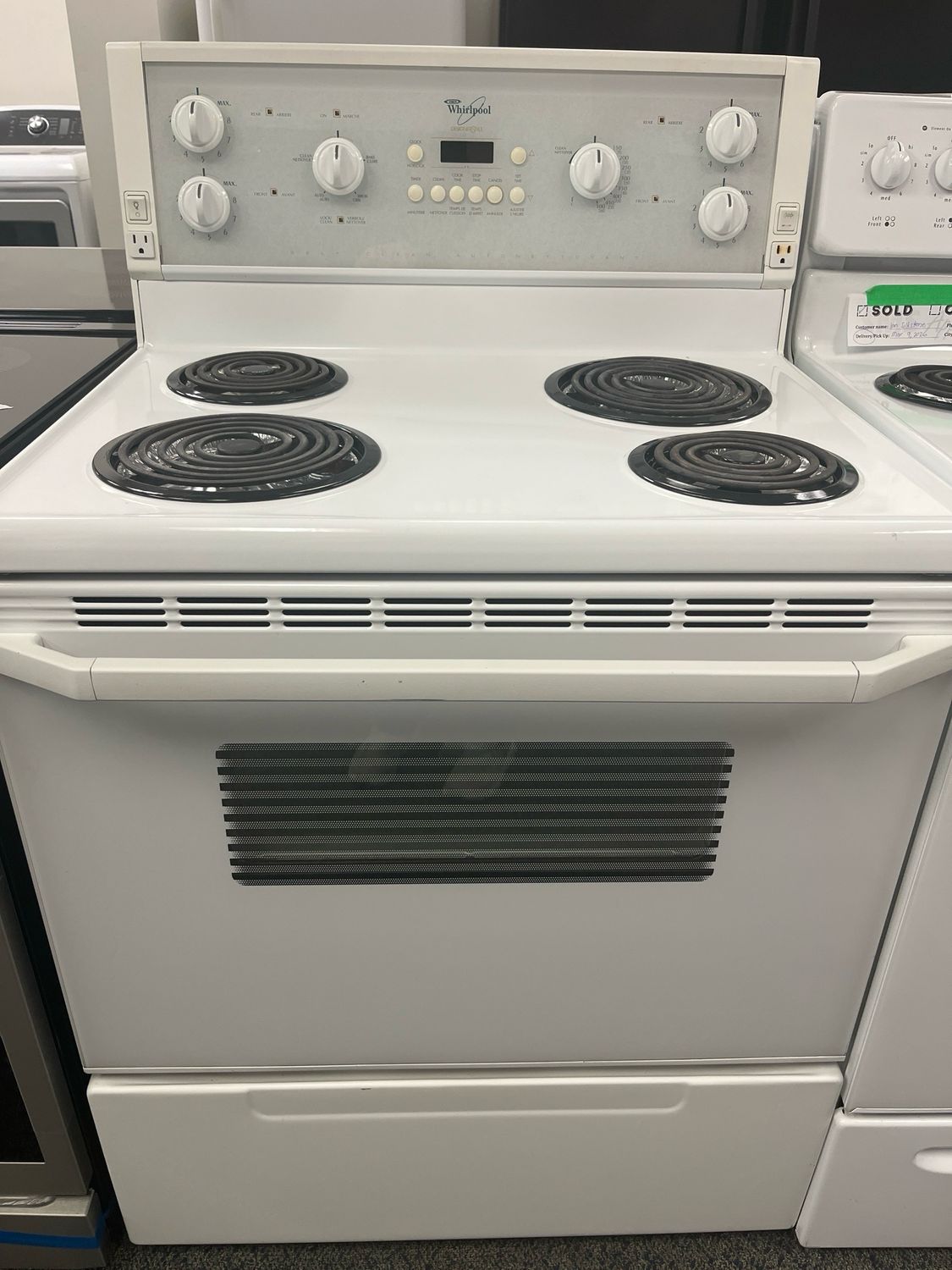 Refurbished 30” Stove Whirlpool