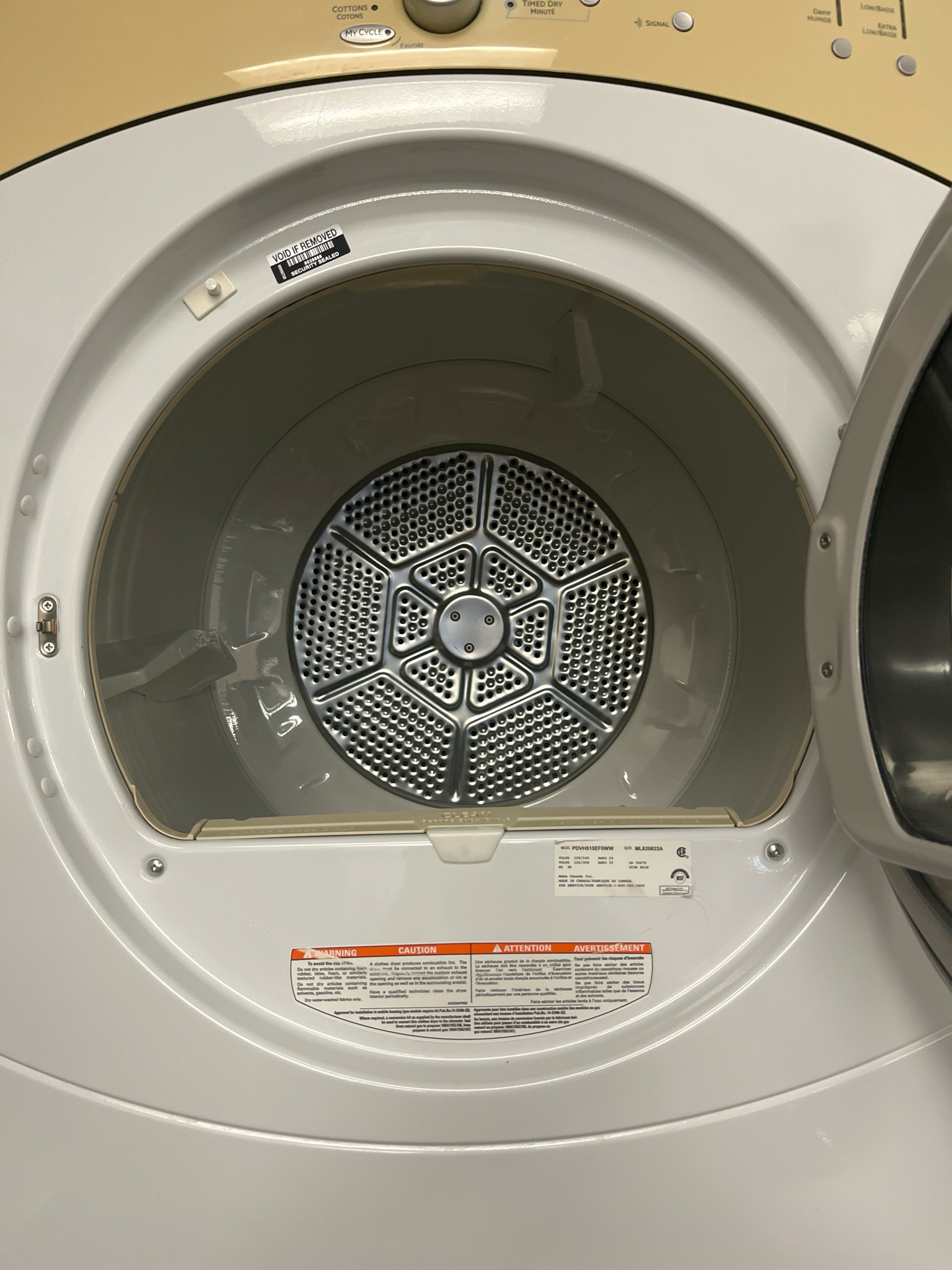 Refurbished GE Dryer PDVH515EF0WW