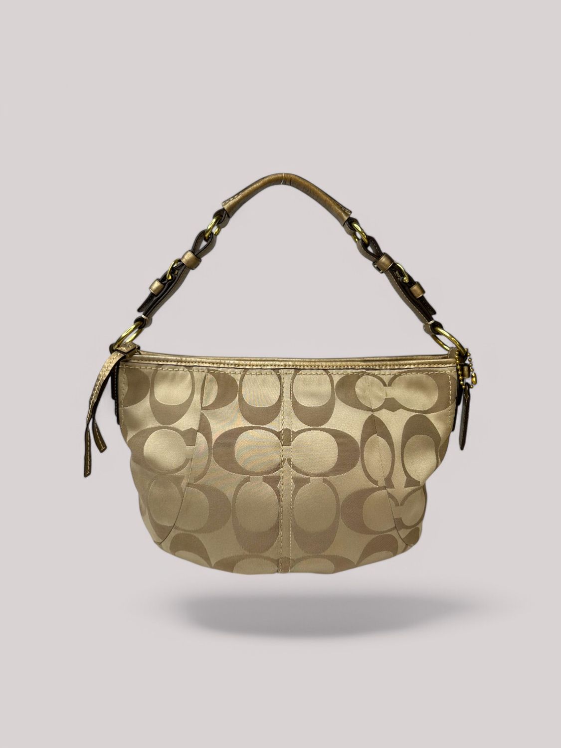 Coach Vintage Signature Soho Gold Hobo Bag