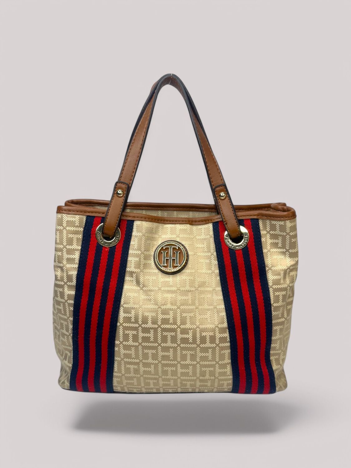 Tommy Hilfiger Tan Tote Bag