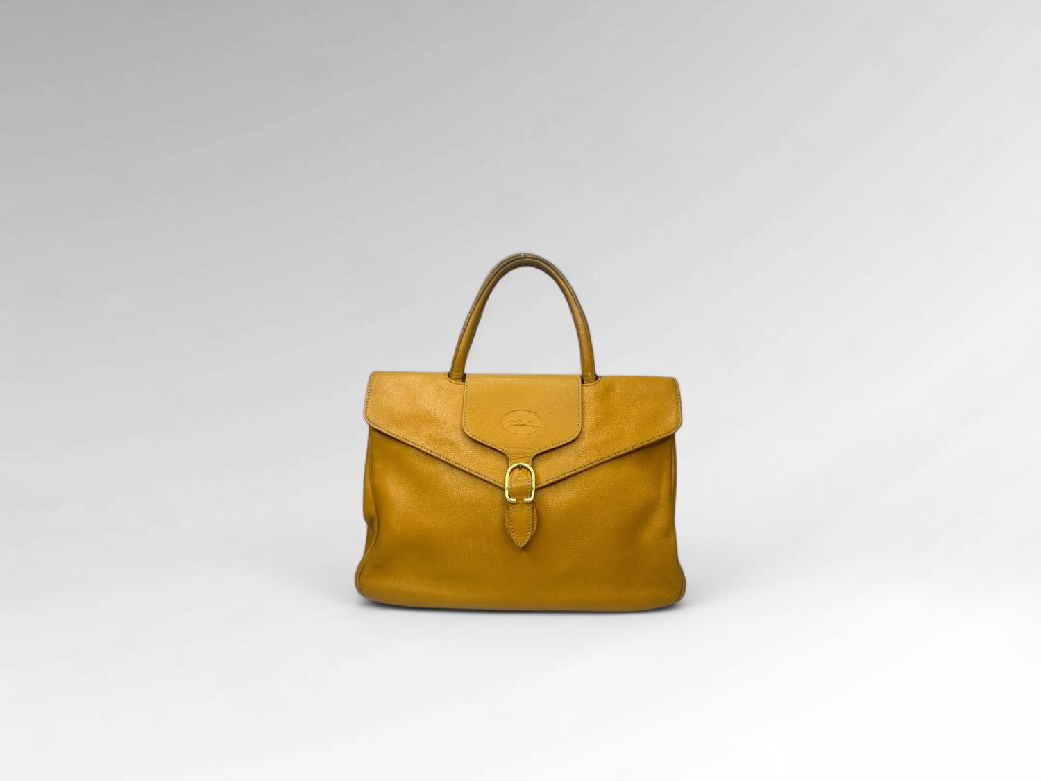 Longchamp Vintage Leather Satchel Bag