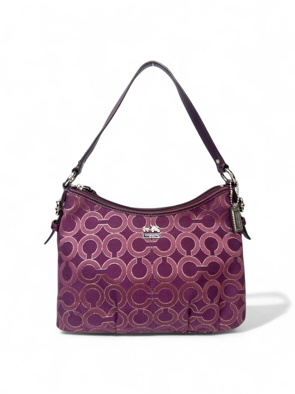 Coach Vintage Y2K Purple Signature Mini Bag