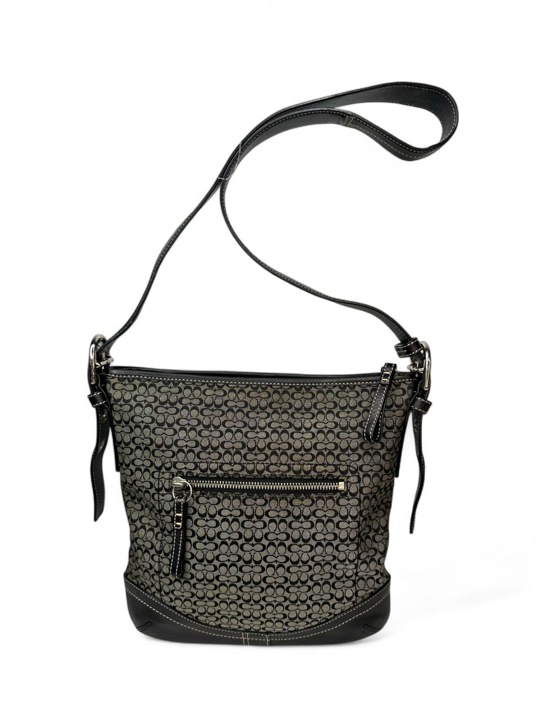 Coach Vintage Signature Jacquard Crossbody Bag