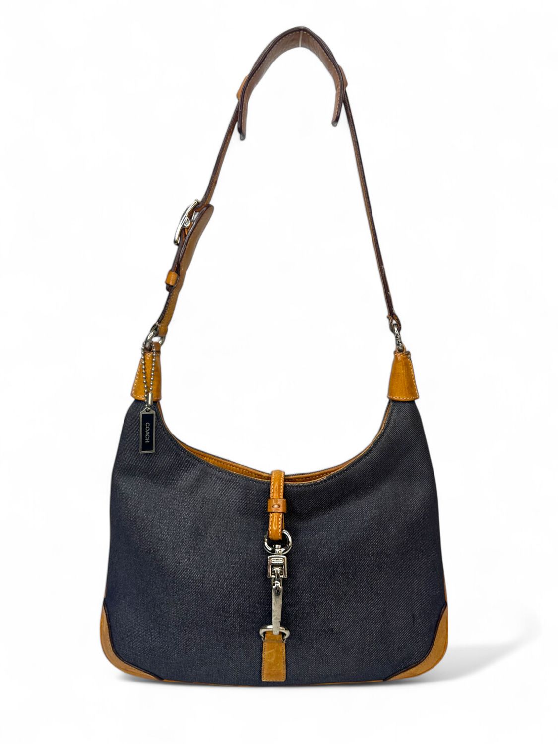 Coach Vintage Y2K Hampton Denim Hobo Bag