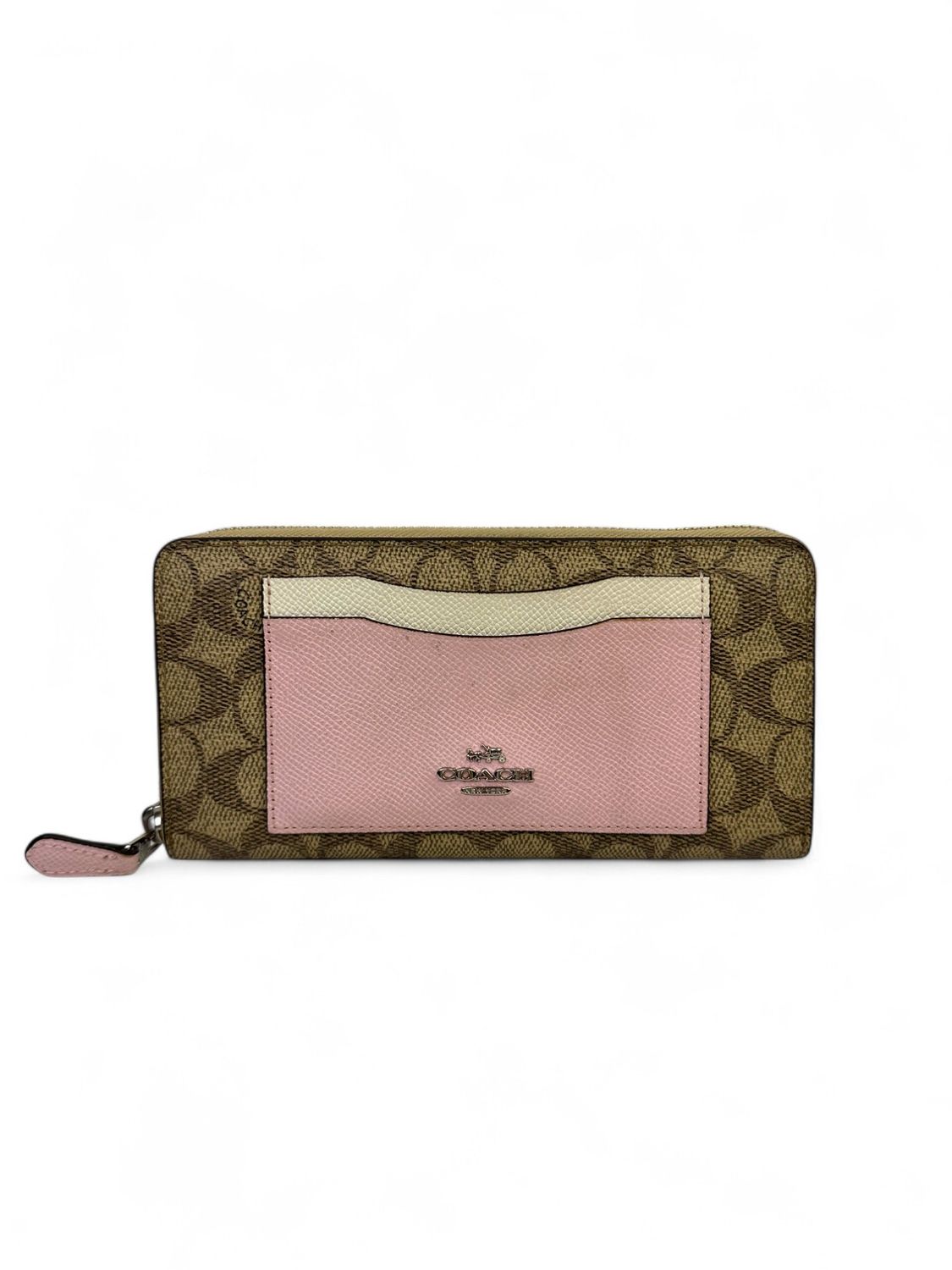 Coach Vintage Leather Monogram Long Wallet