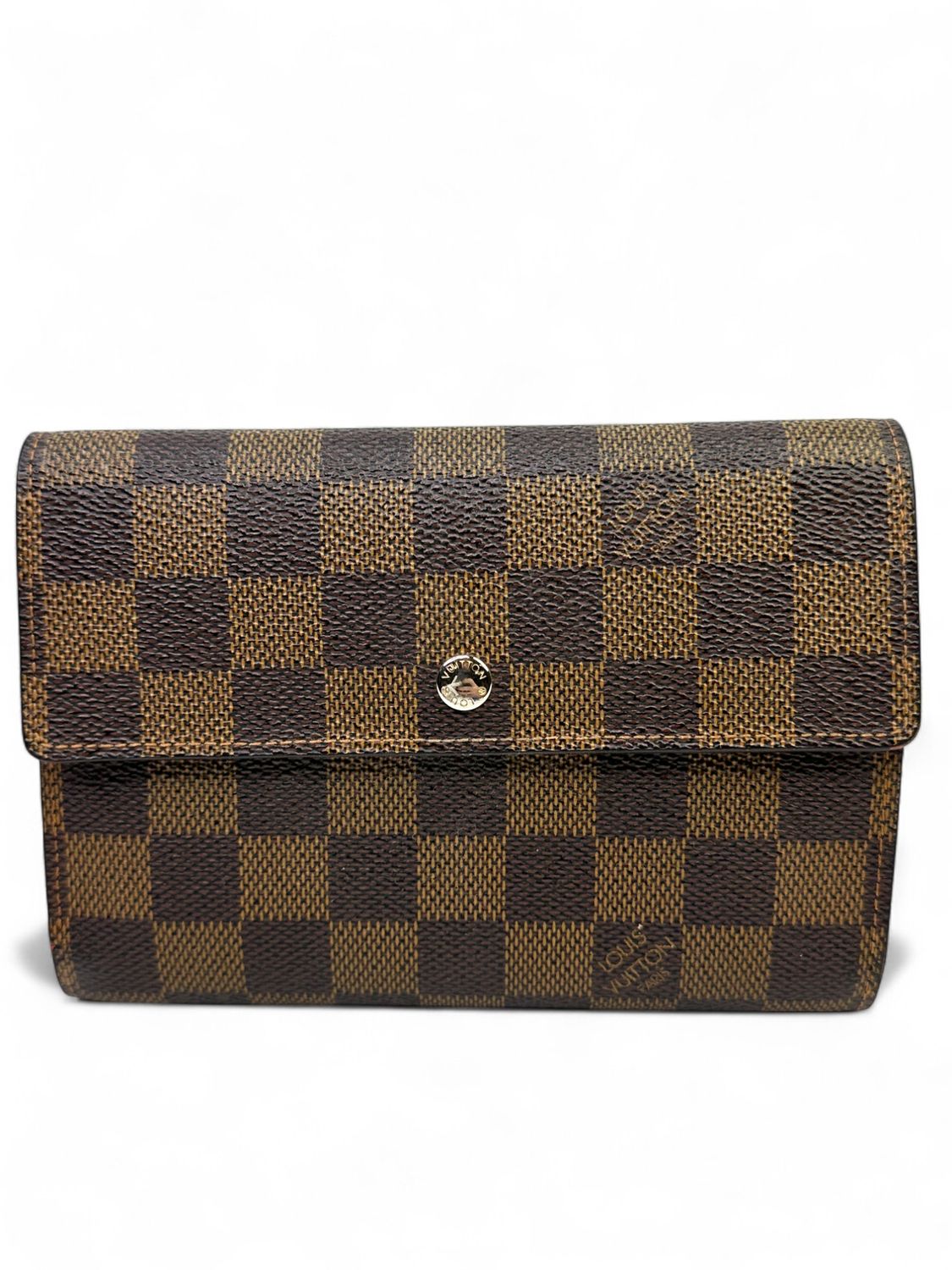 Louis Vuitton Vintage Damier Porte-Trésor Étui Papier Wallet