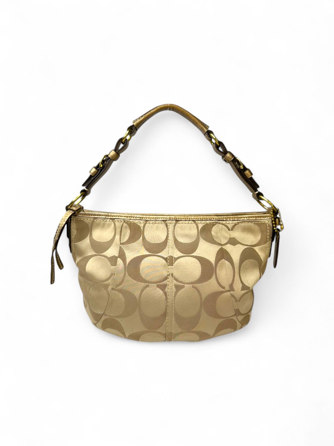 Coach Vintage Signature Soho Gold Hobo Bag