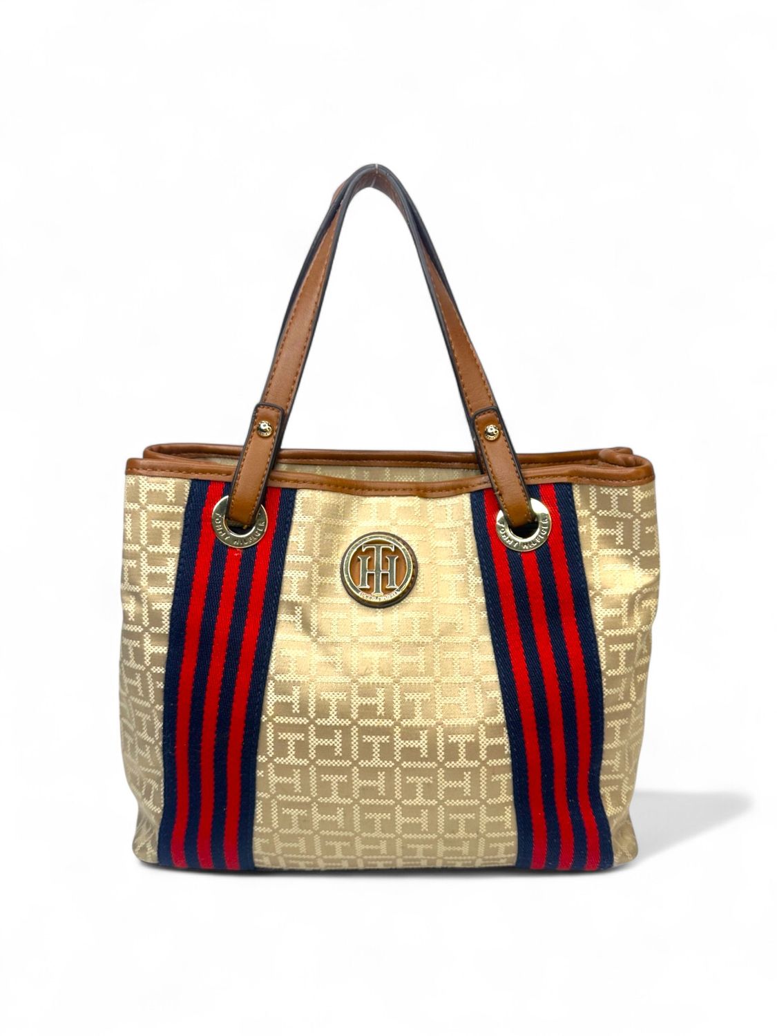 Tommy Hilfiger Tan Tote Bag