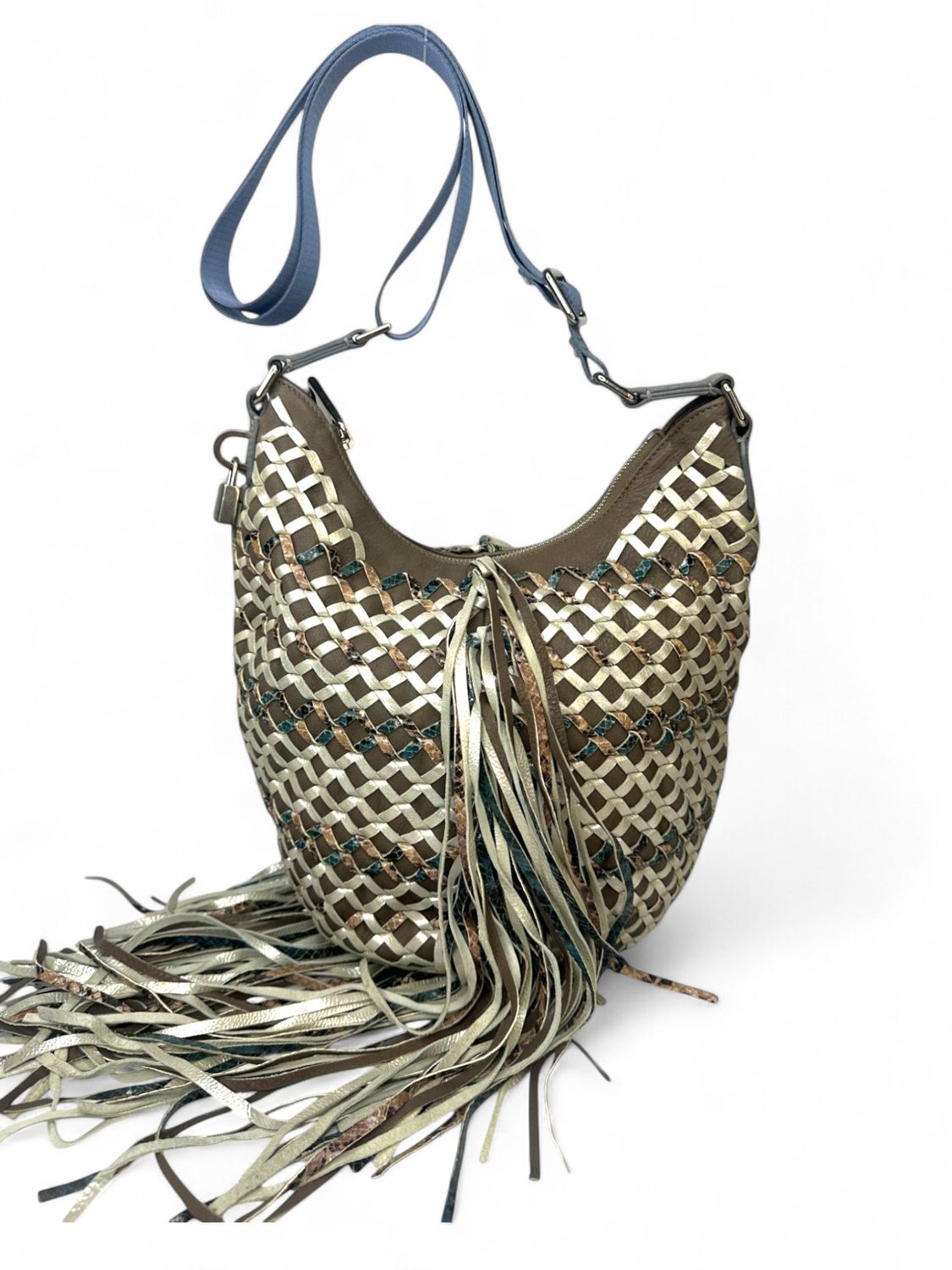 Marc Jacobs Woven Tassel Boho Hobo bag