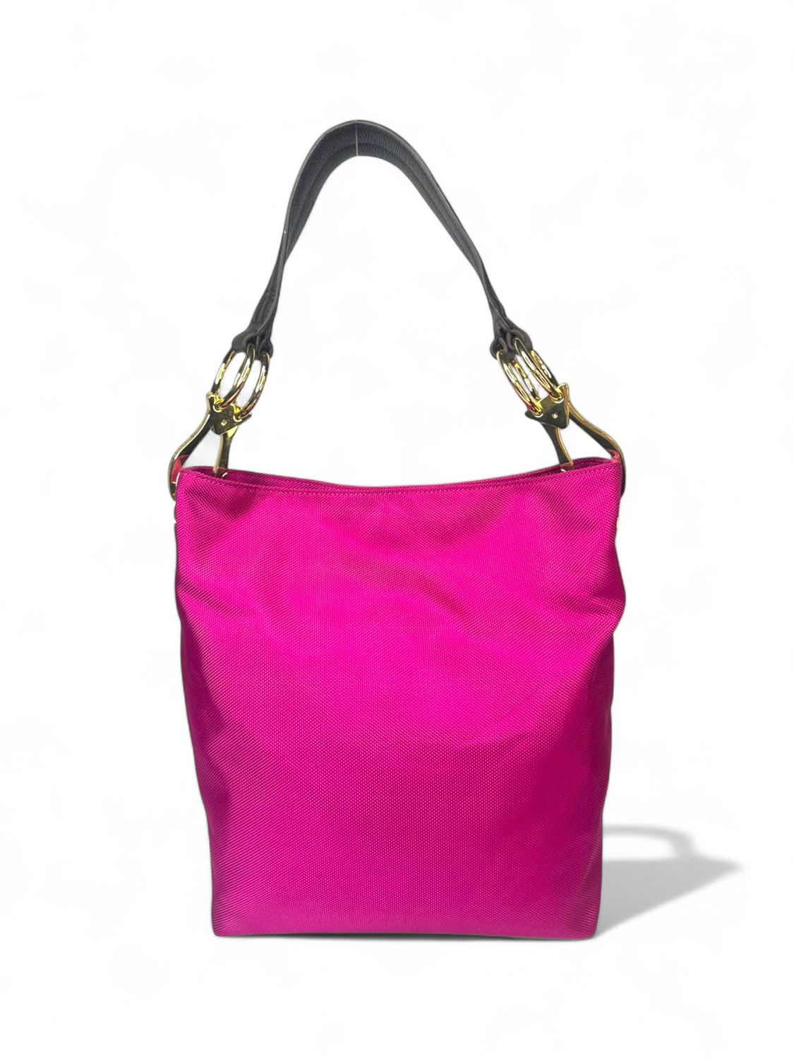 JPK Paris 75 Pink Nylon/Canvas Bucket Bag