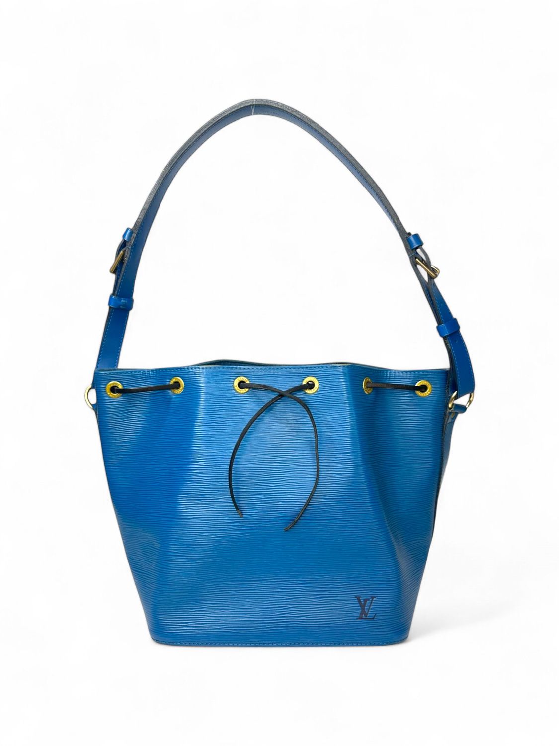 Louis Vuitton Epi Noe Petit Leather Bucket Bag