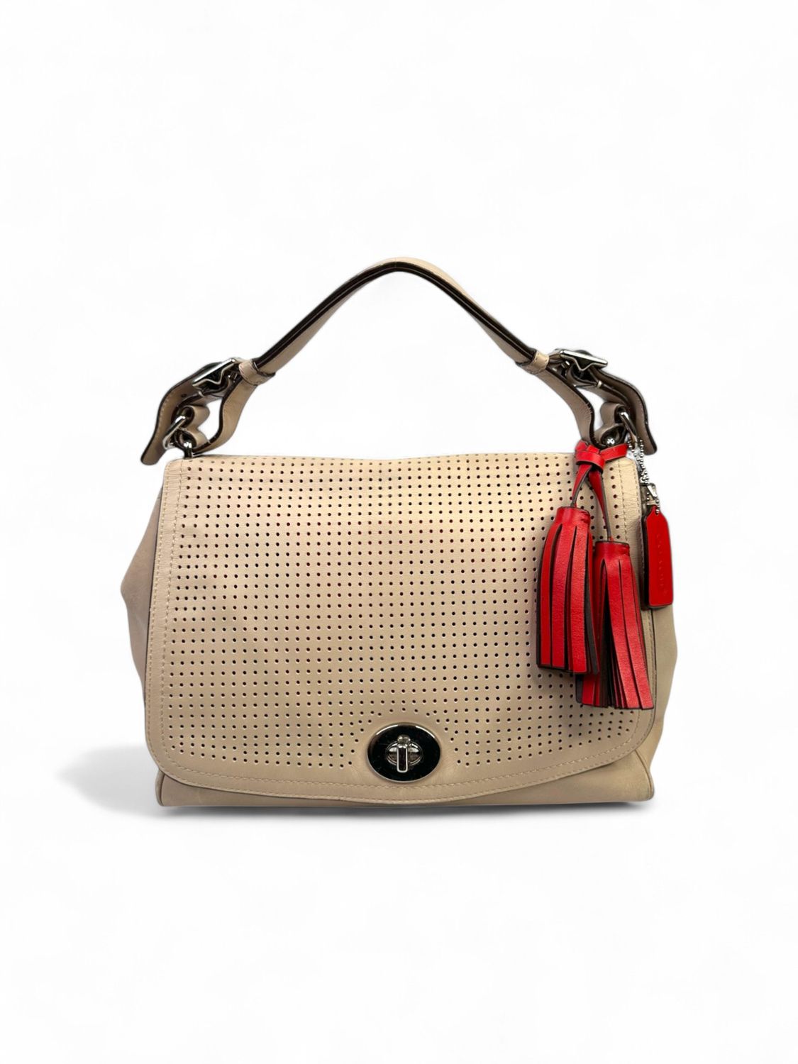 Coach Legacy Perforated Leather Romy Top Bag
