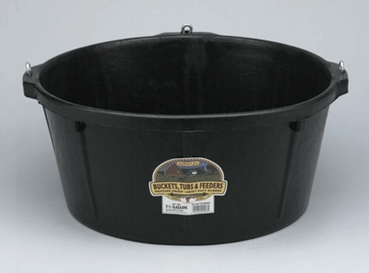 Miller Rubber Tub with rings 6.5gal HP750