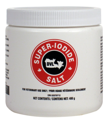 SUPER IODIDE SALT feed supplement for iodine deficiencies