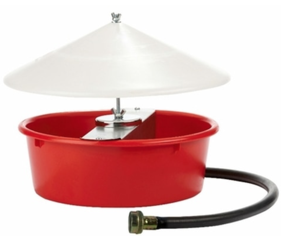Miller 5 Quart Automatic Poultry Waterer with Cover