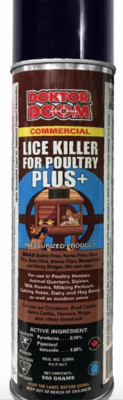 DOKTOR DOOM LICE KILLER FOR POULTRY PLUS 550G